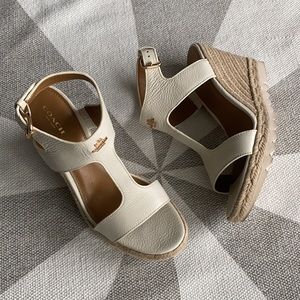 COACH Leeanne espadrille wedges